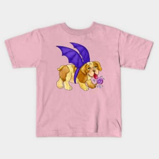 Sweet Halloween Bulldog Bat Kids T-Shirt